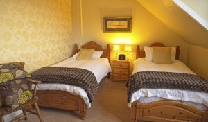 Dunkery Beacon Country House twin bedroom